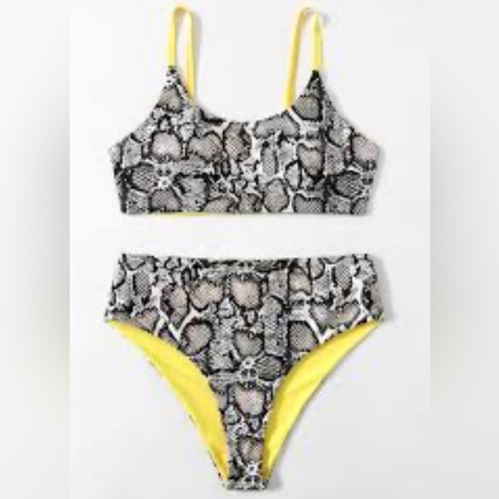 Plus Snakeskin Bikini Swimsuit size:2X